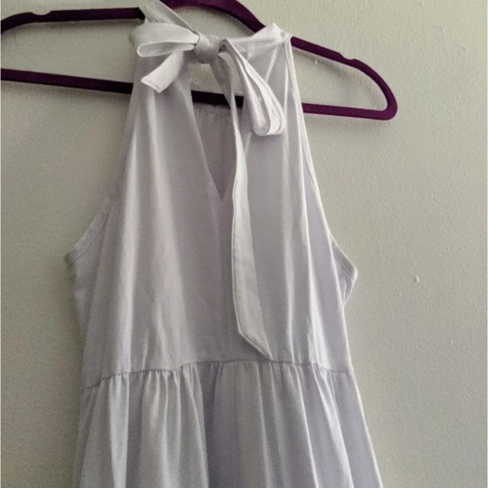 NWOT 3 for $20! White Cotton Halter Empire Dress